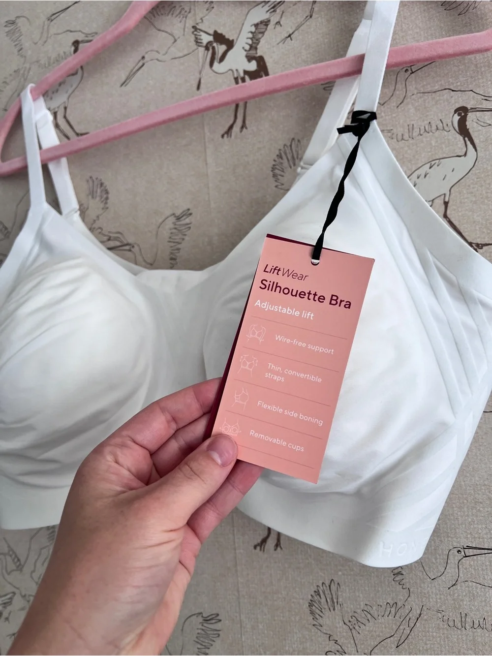 NWT Honeylove silhouette bra astral white size 3x